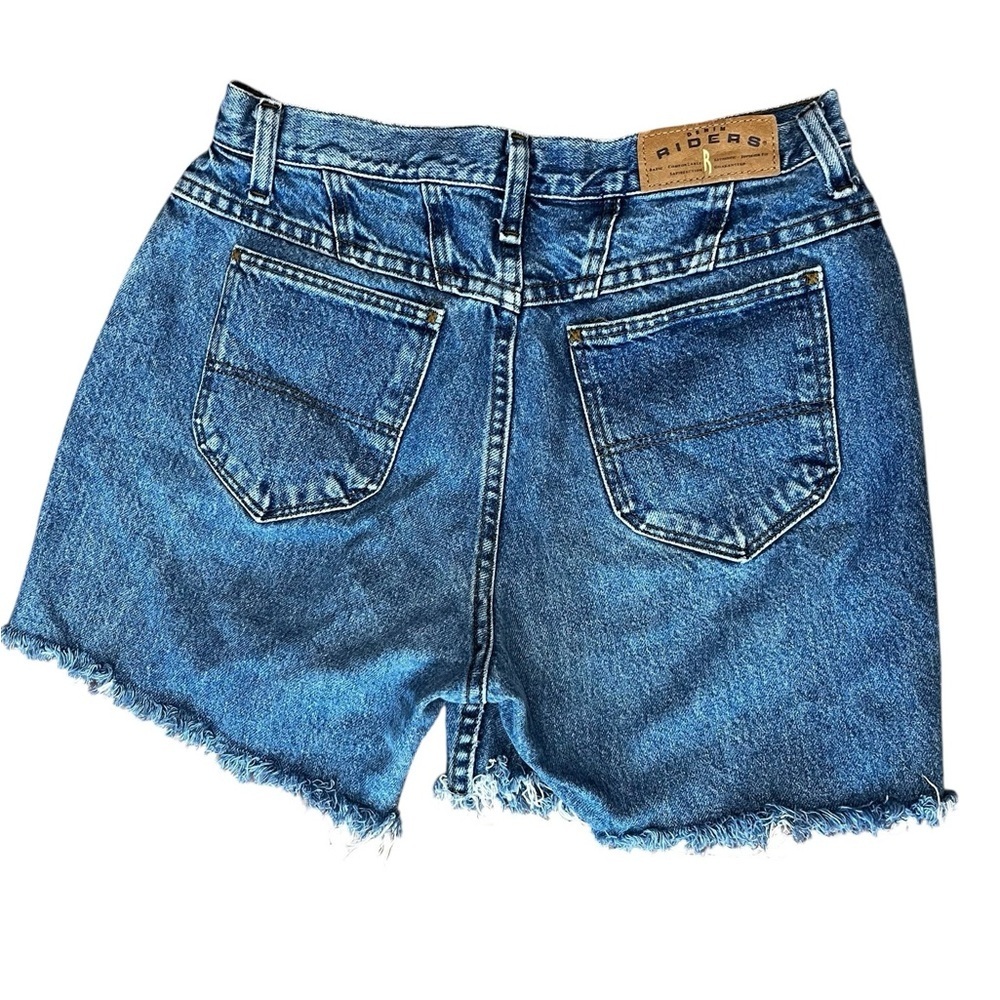High Rise mom Riders cut off shorts - Picture 3 of 7